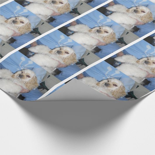 Cocker spaniel-Packpapier Geschenkpapier (Ecke)