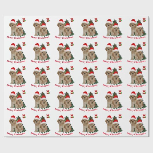 Cocker spaniel Packpapier Weihnachten (Flach)