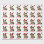 Cocker spaniel Packpapier Weihnachten (Flach)