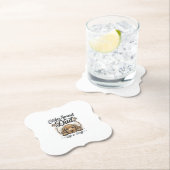 Cocker Spaniel Papa Leben ist rau Vintage Hund Shi Untersetzer (Vor Ort)