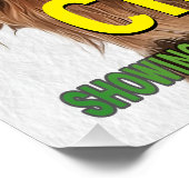 Cocker Spaniel Parody Magazine Cover Poster (Ecke)