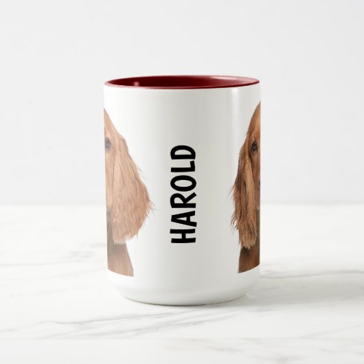 Cocker Spaniel Personalisierte Mug Tasse (Zentrum)