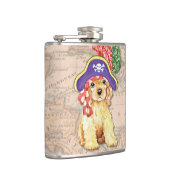 Cocker Spaniel Pirate Flachmann (Rechts)