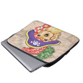 Cocker Spaniel Pirate Laptopschutzhülle (Vorne Knopf)
