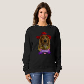 Cocker Spaniel Pop Liebe Cocker Spaniels Vater Mam Sweatshirt (Vorne ganz)