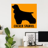 Cocker Spaniel Poster (Heimbüro)