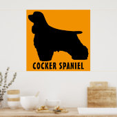 Cocker Spaniel Poster (Küche)