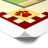 Cocker Spaniel Poster (Ecke)