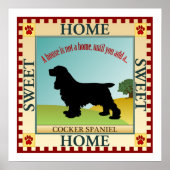 Cocker Spaniel Poster (Vorne)