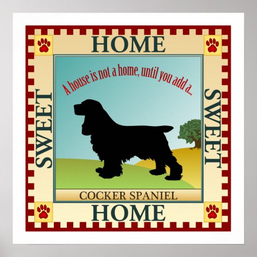 Cocker Spaniel Poster (Vorne)