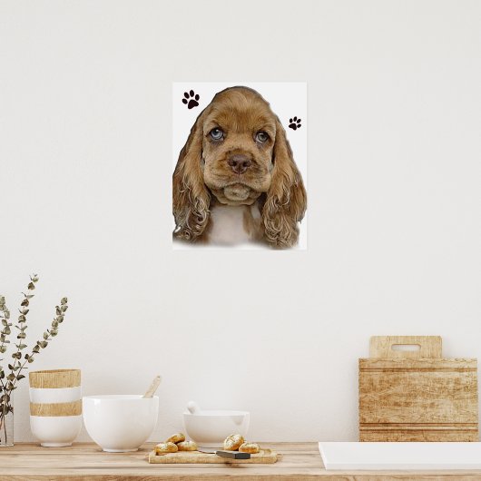 Cocker Spaniel Poster (Küche)