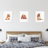 Cocker Spaniel Poster, Cocker Spaniel Lover Gesche Bilderwand Sets (Schlafzimmer)