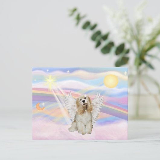 Cocker Spaniel Postkarte (Stehend Vorderseite)