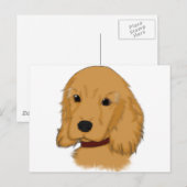 Cocker Spaniel Postkarte (Vorne/Hinten)