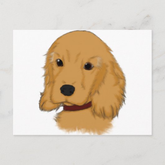 Cocker Spaniel Postkarte (Vorderseite)