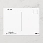 Cocker Spaniel Postkarte (Rückseite)