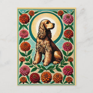Cocker Spaniel Postkarte