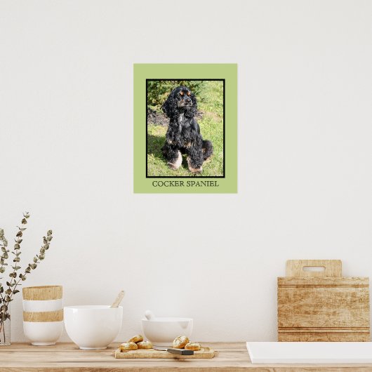 Cocker Spaniel Print Poster (Küche)