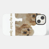 Cocker Spaniel Produkte iPhone Hülle (Rückseite (Horizontal))