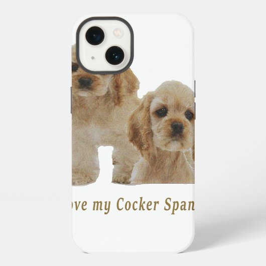Cocker Spaniel Produkte iPhone Hülle (Rückseite)