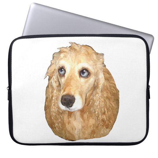 Cocker spaniel-Produkte Laptopschutzhülle (Vorderseite)