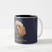 Cocker-Spaniel-Produkte Zweifarbige Tasse (VorderseiteRechts)