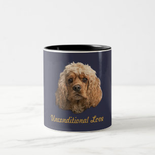 Cocker Spaniel-Produkte Zweifarbige Tasse