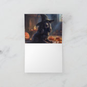 Cocker Spaniel Pumpkins Halloween Beängstigend Karte (Innenseite)