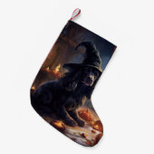 Cocker Spaniel Pumpkins Halloween Beängstigend Kleiner Weihnachtsstrumpf (Vorderansicht (hängend))