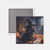 Cocker Spaniel Pumpkins Halloween Beängstigend Magnet (Vorderseite/Rückseite)