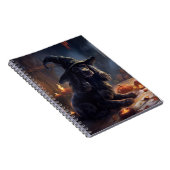 Cocker Spaniel Pumpkins Halloween Beängstigend Notizblock (Rechte Seite)