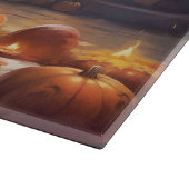 Cocker Spaniel Pumpkins Halloween Beängstigend Schneidebrett (Ecke)