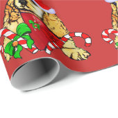 Cocker Spaniel Puppy Christmas Geschenkpapier (Rolleneckpunkt)