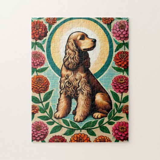 Cocker Spaniel Puzzle (Vertikal)