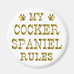 Cocker spaniel-Regel-Gold Magnet
