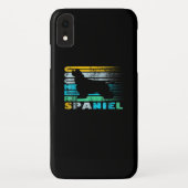 Cocker Spaniel | Retro Black Cocker Spanisch Case-Mate iPhone Hülle (Rückseite)