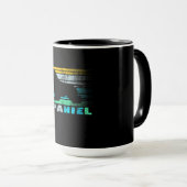 Cocker Spaniel | Retro Black Cocker Spanisch Tasse (VorderseiteRechts)
