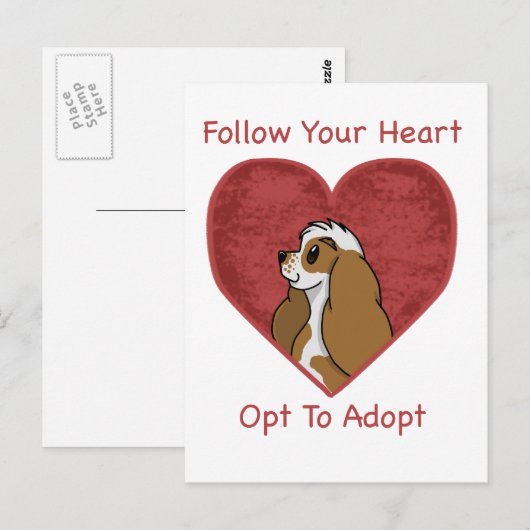 Cocker Spaniel Rettungsmittel Postkarte (Vorne/Hinten)