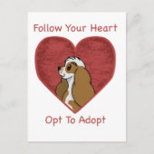 Cocker Spaniel Rettungsmittel Postkarte (Vorderseite)