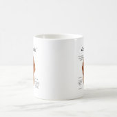 Cocker Spaniel (rot) Geschichtsdesign Kaffeetasse (Mittel)