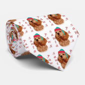 Cocker Spaniel (rot) Santa Paws Krawatte (Gerollt)