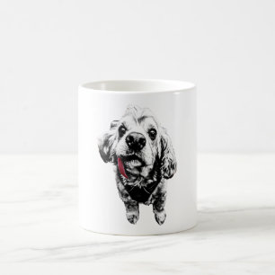 Cocker Spaniel – Rote Zunge, echte Frechheit Kaffeetasse