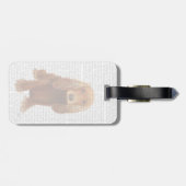 Cocker Spaniel Schlicht Gepäckanhänger (Rückseite horizontal)