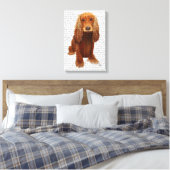 Cocker Spaniel Schlicht Leinwanddruck (Insitu (Schlafzimmer))