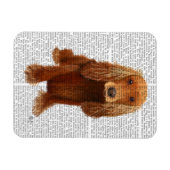 Cocker Spaniel Schlicht Magnet (Horizontal)