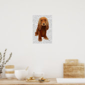Cocker Spaniel Schlicht Poster (Küche)