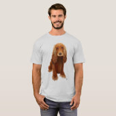 Cocker Spaniel Schlicht T-Shirt (Vorne ganz)