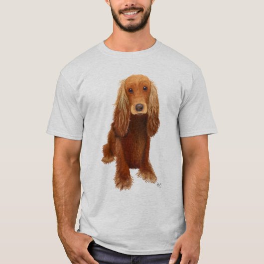 Cocker Spaniel Schlicht T-Shirt (Vorderseite)