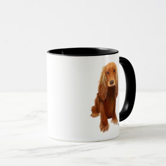 Cocker Spaniel Schlicht Tasse (VorderseiteRechts)