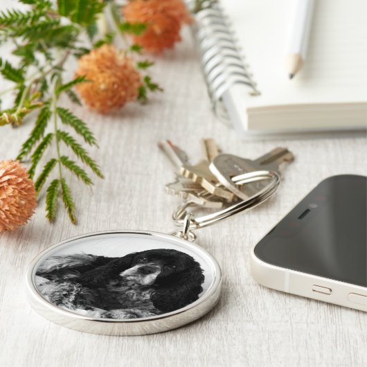 Cocker Spaniel Schlüsselanhänger (Seite)